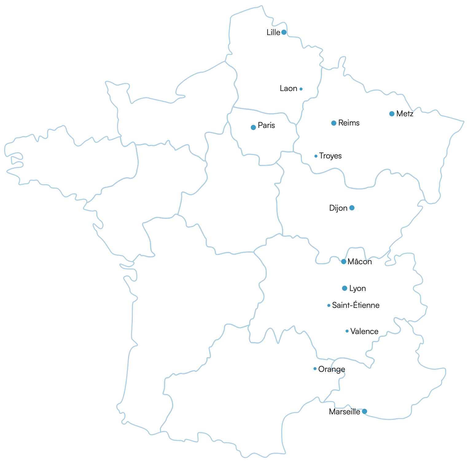 Tous nos séjours sont desservis par notre escale de Mâcon